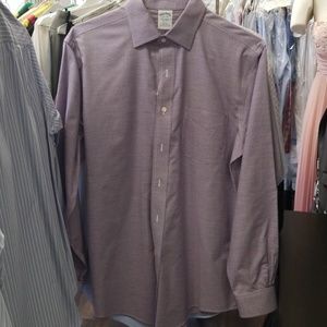 Brooks Brothers Mens Button Down in Purple